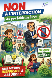 Lire la suite à propos de l’article Interdiction du téléphone portable au lycée : la FCPE dit non à une mesure de façade
