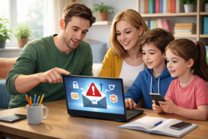 Lire la suite à propos de l’article Cyber-sécurité : parents, élèves, personnels… tous concernés